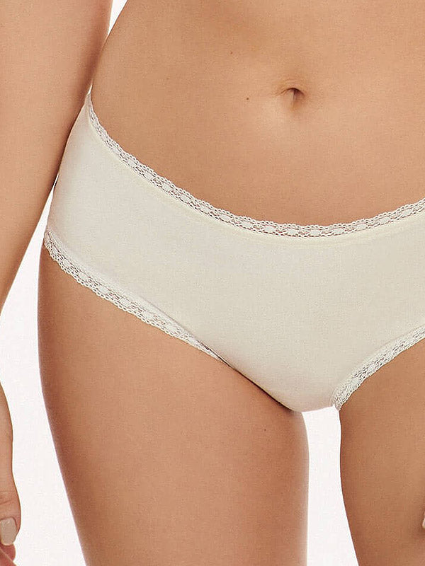 Lisca medvilninės hipster kelnaitės "Ines Cream"