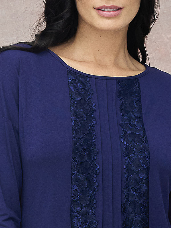 Lega viskozinė pižama "Amina Dark Blue"