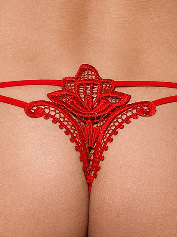 Obsessive kelnaitės stringai su nėriniais 