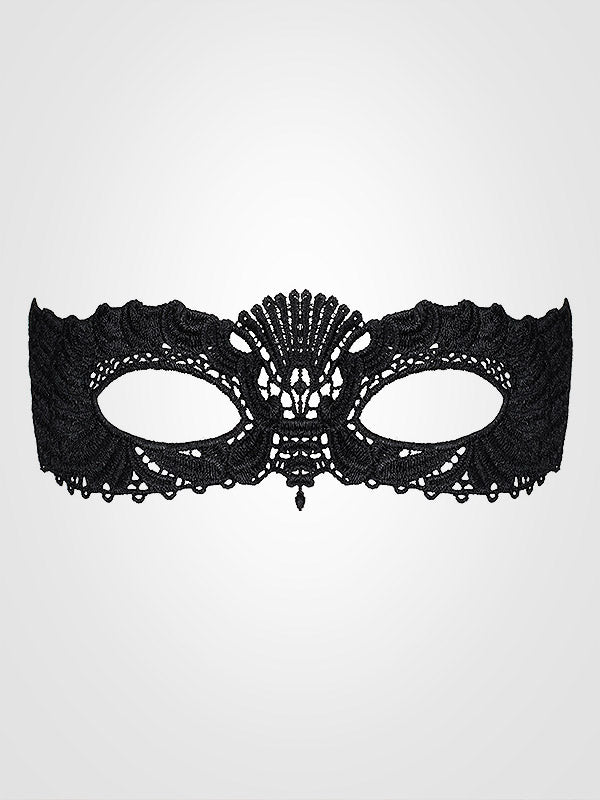 Obsessive nėriniuota kaukė "Mysterious Black"