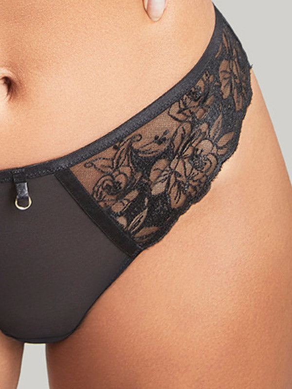 Panache seksualios kelnaitės stringai "Rosa Black"