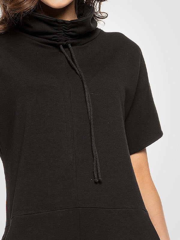 Tessita medvilninė suknelė "Raina Black"