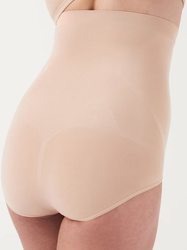 Spanx stipriai formuojančios aukšto juosmens kelnaitės "OnCore Nude"