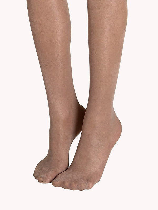Lisca pusiau blizgios mikrofibros pėdkelnės "Selection 40 Den Light Nude"