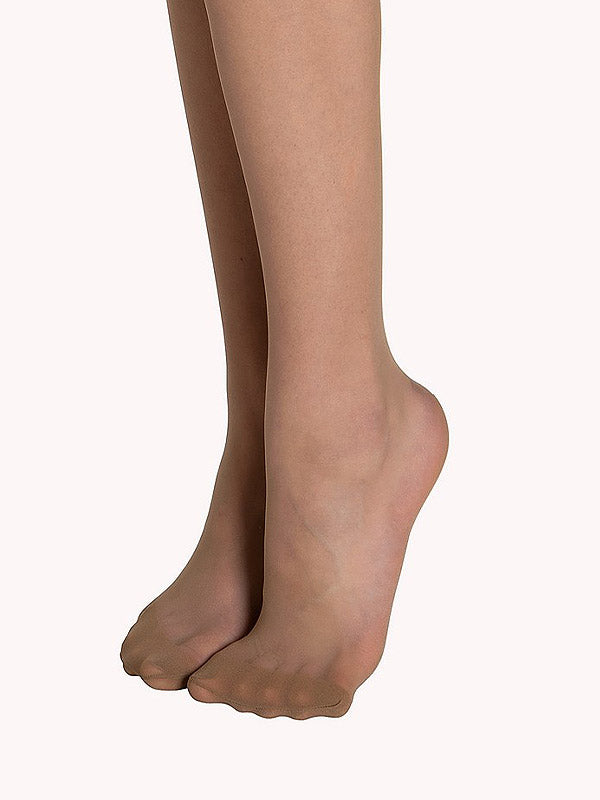 Lisca besiūlės matinės pėdkelnės "Invisible 15 Den Dark Nude"