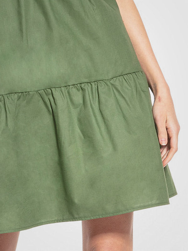 Tessita medvilninė suknelė "Adrika Green"