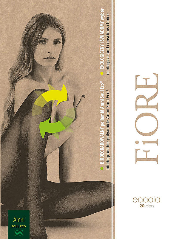 Fiore aplinkai draugiškos pėdkelnės "Eccola 20 Den Black"