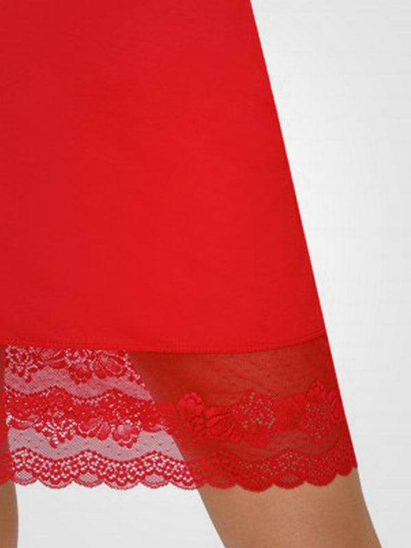 Donna viskoziniai naktiniai su nėriniais "Tara Red"