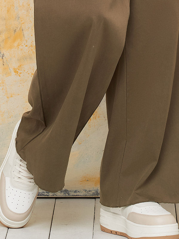 Lega plačios tiesaus kirpimo kelnės "Kimberly Khaki"