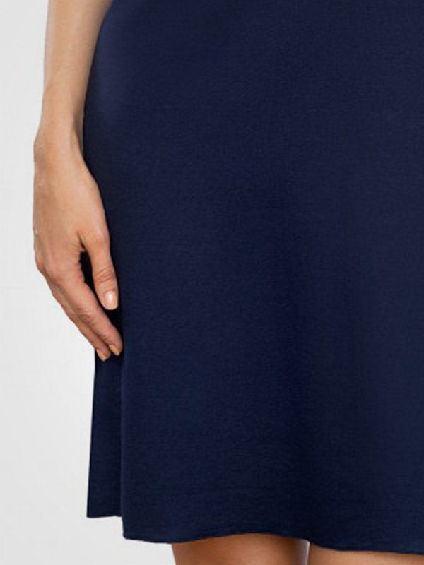 Donna viskoziniai naktiniai trumpomis rankovėmis "T!ssi 201 Dark Blue"