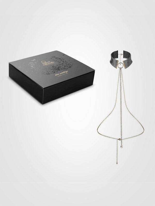 Bijoux Indiscrets kūno papuošalas "Desir Metalique Black - Gold"
