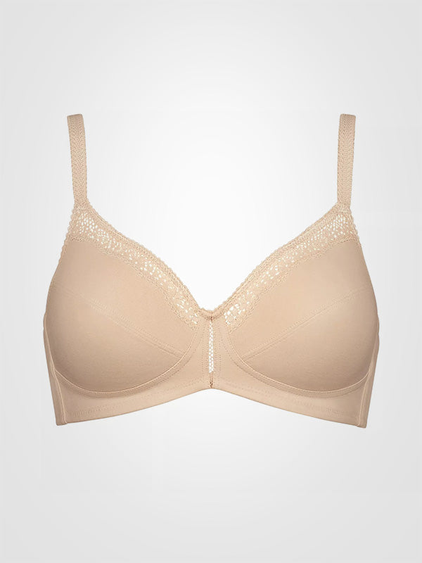 Triumph medvilninė liemenėlė be lankelių  "Cotton Beauty N Nude"