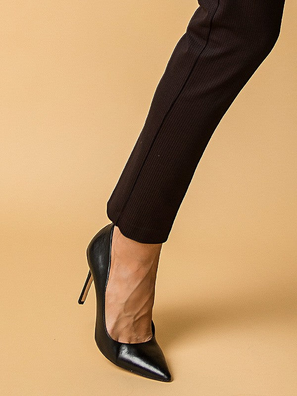 Immagine kelnės "River Black - Bordeaux Tweed"