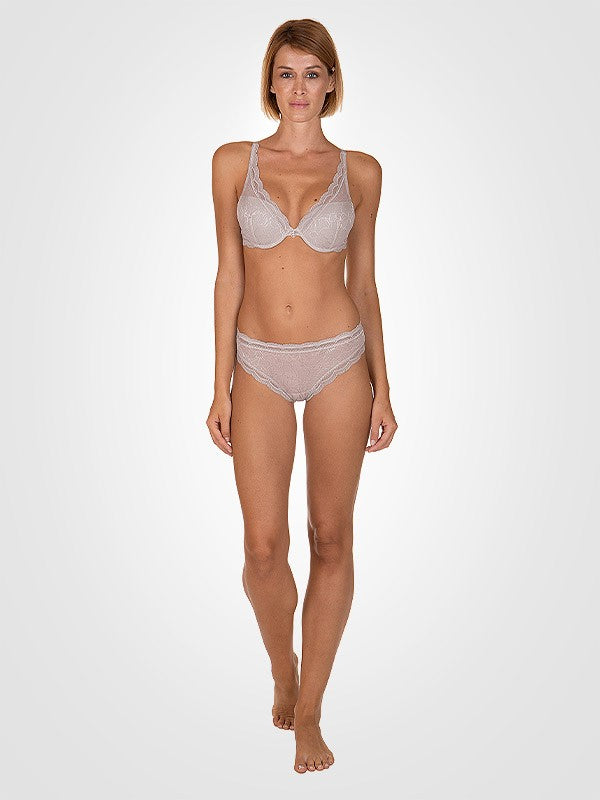 Lisca push up nėriniuota liemenėlė "Danielle Silver Ash"
