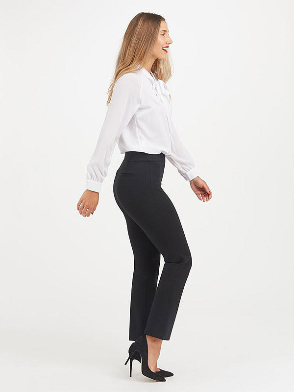 Spanx koreguojančios tiesaus kirpimo kelnės "The Perfect Pant Black"