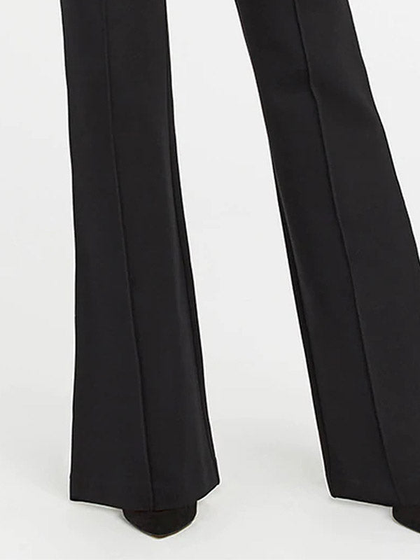 Spanx koreguojančios aukštinto juosmens kelnės "Perfect Pant Hi Rise Flare Black"