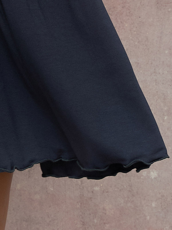 Lega viskoziniai naktiniai su nėriniais "Dalima Blueish Grey"