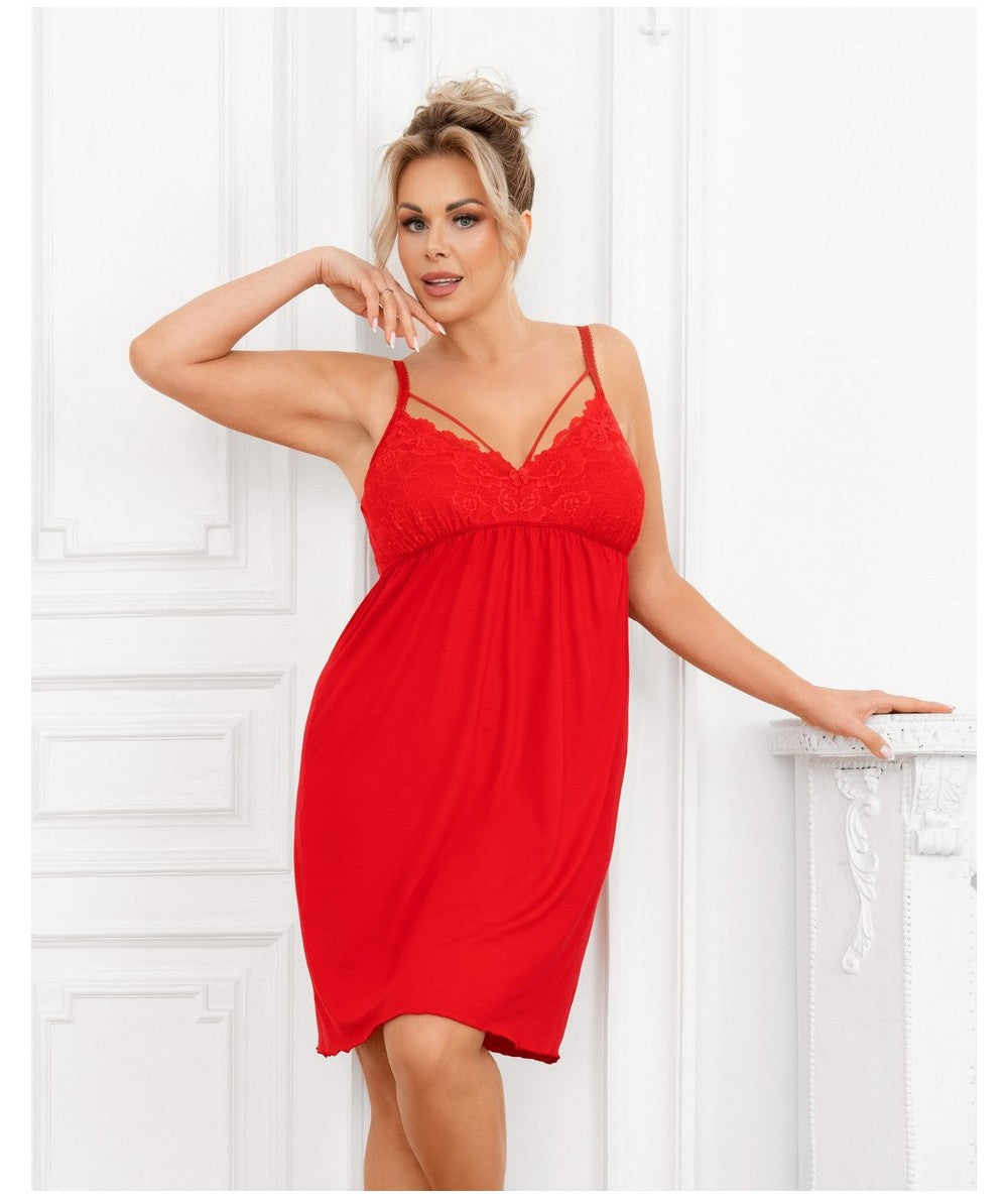 Donna viskoziniai naktiniai su nėriniais 